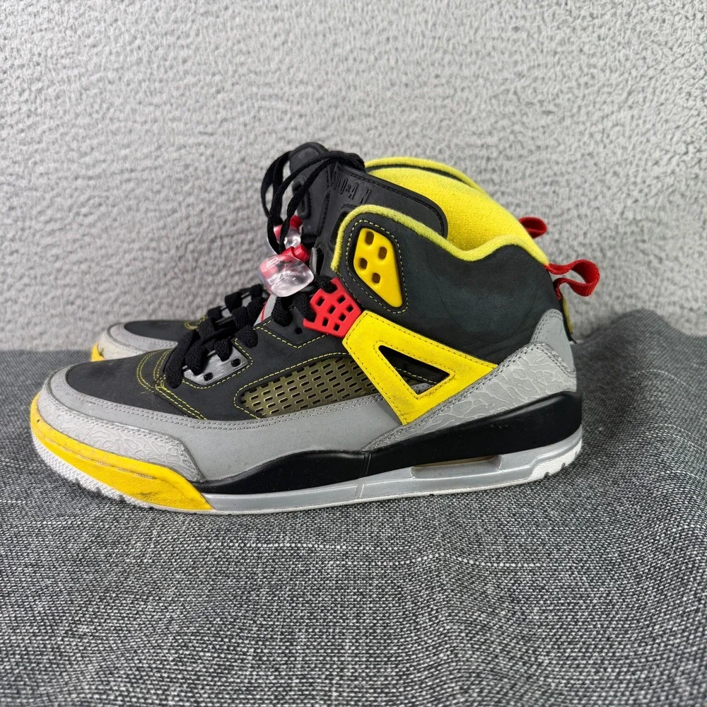 Jordan Spizike Mens 10.5 Black University Gold Grey 315371-050 Spike Lee 2012